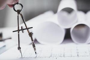 Objects for sketching and of work photo