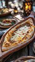 Savory Baked Meat Pie with Melted Cheese photo