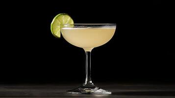 A Delectable, Refreshing Cocktail with Lime photo