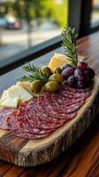 Gourmet Cheese and Sausage Platter - A Delicious Display photo