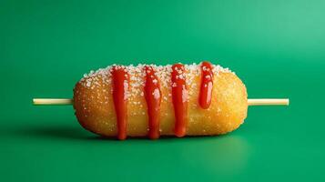 Crispy, Sweet, and Savory Korean Food Treat photo