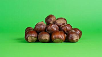 A Bountiful Pile of Roasted Chestnuts photo