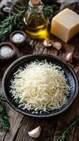 Grated Parmesan Cheese A Culinary Delight photo