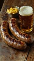 Grilled Sausages with Beer and Mustard - A Perfect Summer Meal photo