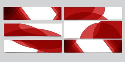 Divider Header for App, Banners or Posters. Set of Template Dividers Shapes for Website. Curve Lines, Drops, Wave Collection of Design Element for Top, Bottom Page Web Site. vector