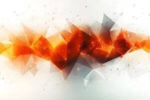 Dynamic Abstract Geometric Network - Modern Digital Design for Posters and Prints photo