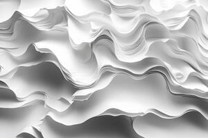 Abstract Wavy Paper Layers Pattern for Modern Design and Texture Concepts photo