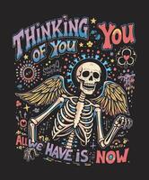 Skeleton Illustration with Mexican Colorful Design Vibrant and Bold Artwork Featuring a Skeleton Embellished with Traditional Mexican Patterns vector