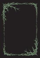 root frame, horror frame, root frame horror theme, photo frame horror vector