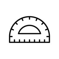 Protractor Icon Designs for High-End Digital Projects vector