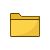 All-in-One Document Folder Icon Set for Digital Projects vector