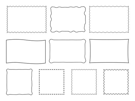 Rectangle frame and border decorative background.