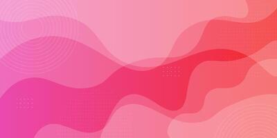 Modern abstract bright pink gradient wave liquid geometric background with liquid style gradient color. Suitable for banner, flyer, etc. Eps10 vector