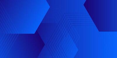 Colorful blue background with hexagon lines. Colorful hexagon illustration with simple pattern. Smart design for your promotion. Eps10 vector