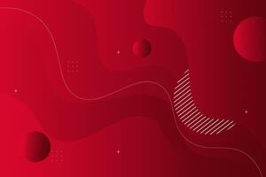 Abstract red wave geometric banner background with 3d look and simple pattern. Cool and luxury design. eps10 vector