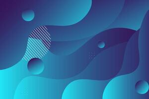 Colorful blue background with abstract waves with dynamic shape design and simple pattern. Eps10 vector