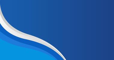 Blue wave abstract background vector