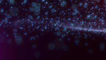 Blue Particle Wave with Subtle Glow Effects video