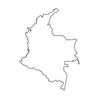 Colombia Map Icon Element design vector