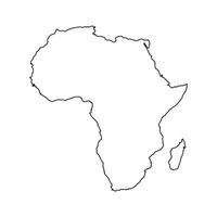 Africa Map Icon design Element design vector