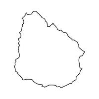 Uruguay Map Icon Element design vector