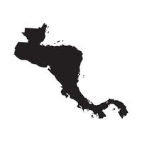 Central America Map Icon design element vector