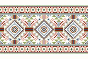Geometric fabric,geometric ethnic pattern. vector