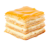 Pastry with Caramel And Cream png