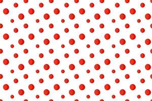 A vibrant pattern of red circles on a white background creates a dynamic visual effect vector