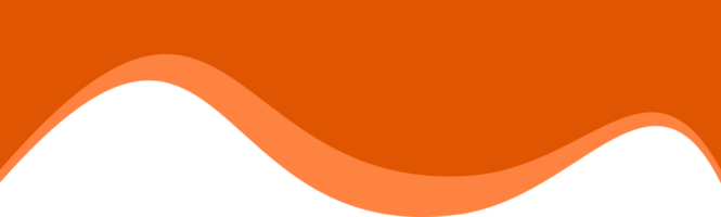 Abstract curved border shape for header design. Divider section. Website page bottom template. Wavy element and separator for webpage and site menu png