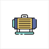A small portable speaker icon on a white background vector