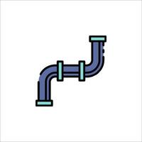 A pipe icon on a white background vector