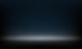 Empty Black studio background. Abstract gradient black background. black wall room with spotlights. Space for selling products on the website. illustration. vector