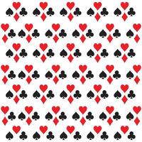playing card suits signs pattern background vector