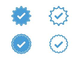 Check mark icon set, Check mark sign vector
