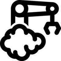 Artificial Intelligence Outline Icon vector