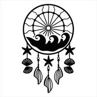Dreamcatcher Capturing Dreams vector