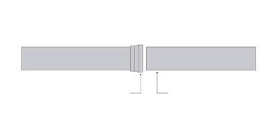 Diagram of Reinforced Concrete Pipe Joint System. vector
