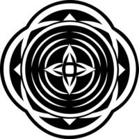 A glyph style icon of gravity shift symbol vector