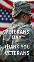 Veterans Day celebration honoring those who served in the military while showing gratitude and respect photo