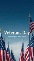 Celebration of Veterans Day with flags displaying patriotism and honor for those who served photo