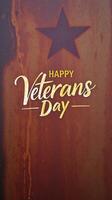 Celebration of Veterans Day with rustic background and bold lettering for honoring service members photo