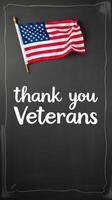 Celebrating veterans with gratitude and honor during a patriotic event at a local community center photo