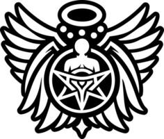 Cherubism icon in filled style vector