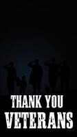 Group of people saluting in tribute to veterans, honoring their service and sacrifice during a solemn occasion at dusk photo