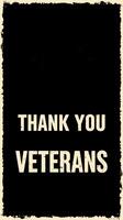 Thank you veterans for your service and dedication during the Memorial Day celebration in a community park photo