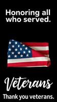 Honoring the service and sacrifice of veterans through a symbolic display of the American flag on a respectful background photo