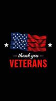 Honoring veterans with a flag display and heartfelt gratitude during a patriotic event photo