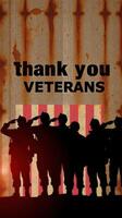 Saluting Veterans with Gratitude in a Creative Graphic Design photo