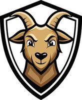 The Goat in the Shield vector